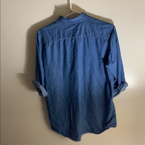 21Men Medium Long Sleeve Button Up | Blue - Picture 2 of 2